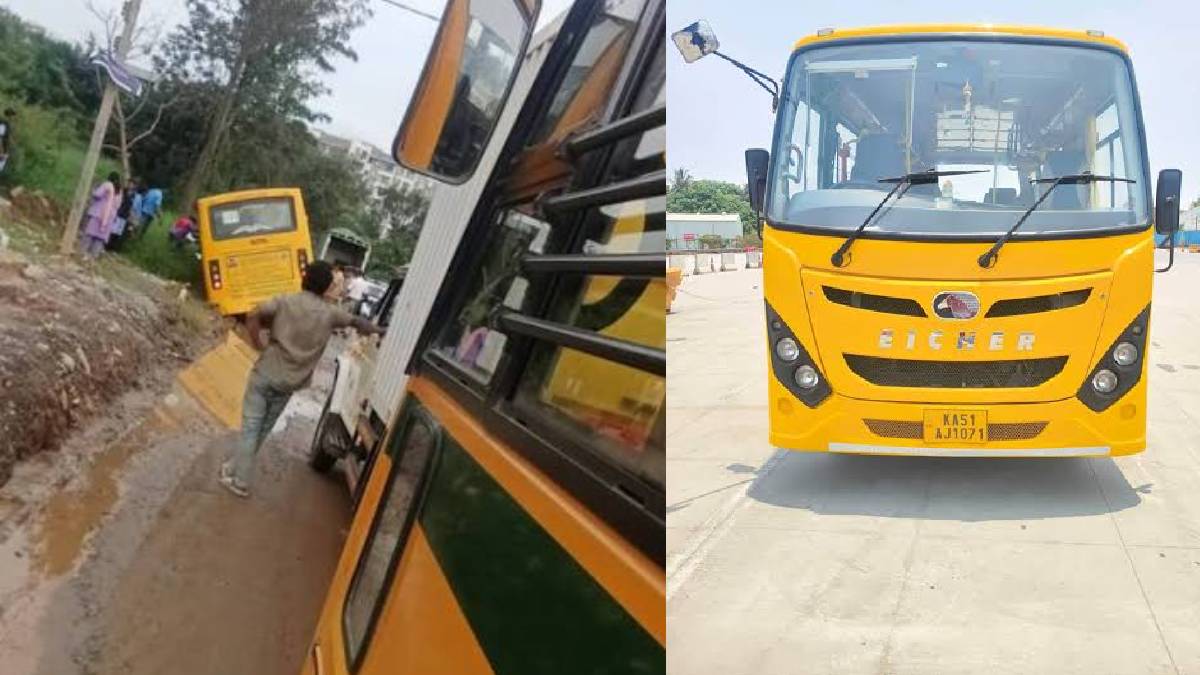 Tragic Bengaluru School Bus Accident  5 Year Old Child Killed After Being Run Over Outside School