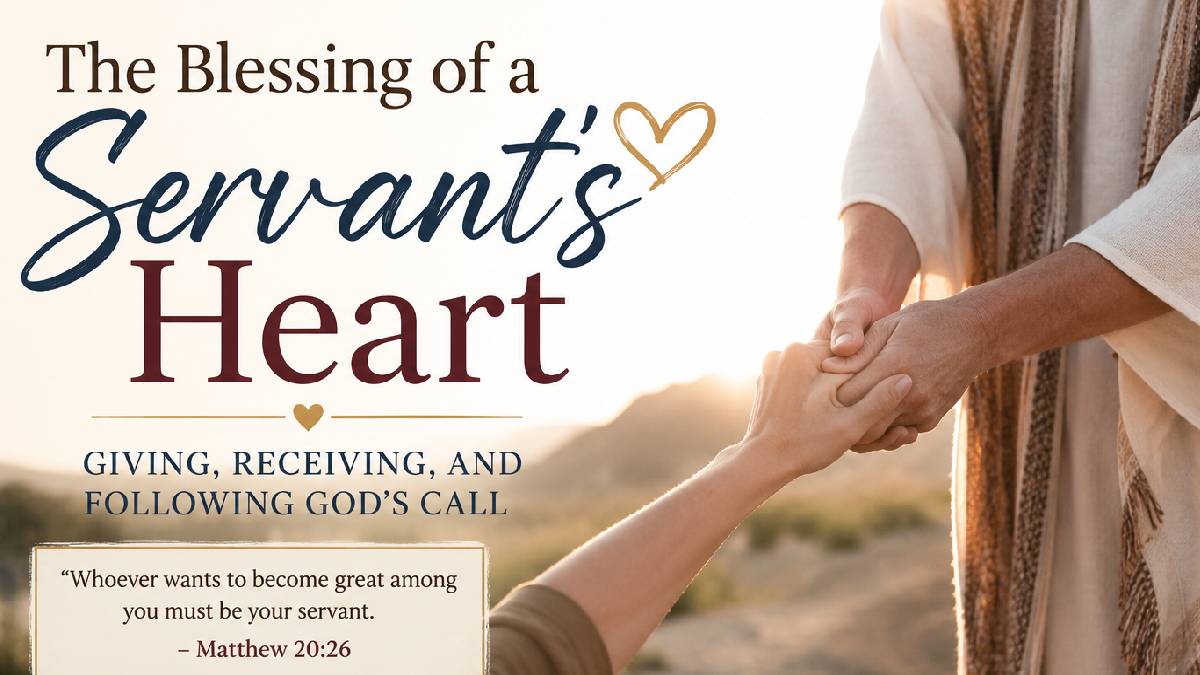 The Blessing of a Servant’s Heart