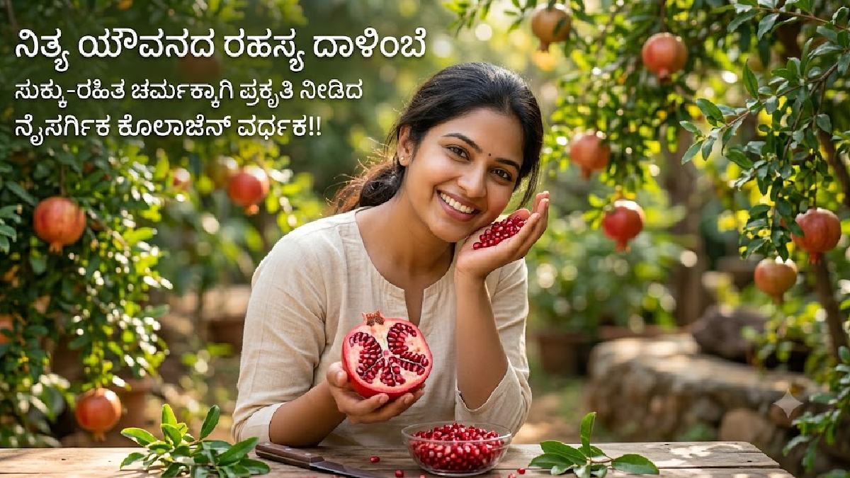 ದಾಳಿಂಬೆ ಚರ್ಮದ ಪ್ರಯೋಜನಗಳು | Photo Credit: AI