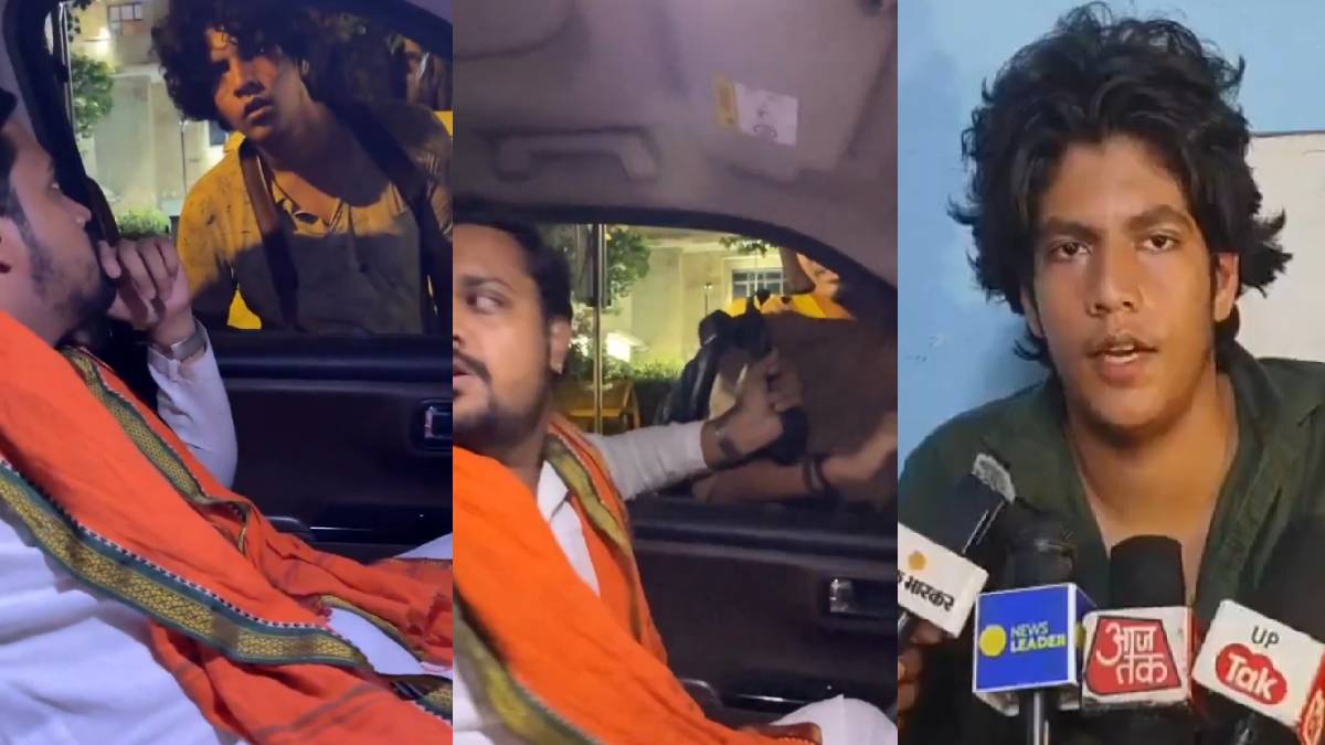 Viral Video Shows Hindu Veer Sena Chief Allegedly Slapping Students After Questioning Them Over Jantar Mantar Protest