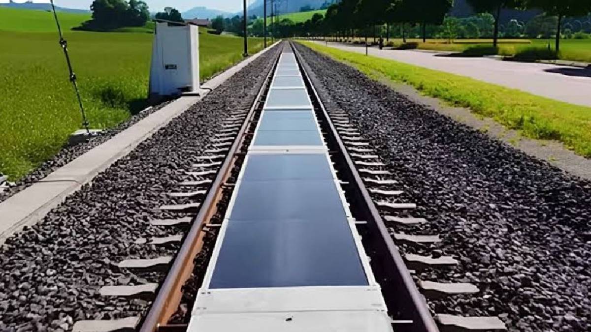 Switzerland Unveils Innovative Removable Solar Panels on Active Train Tracks