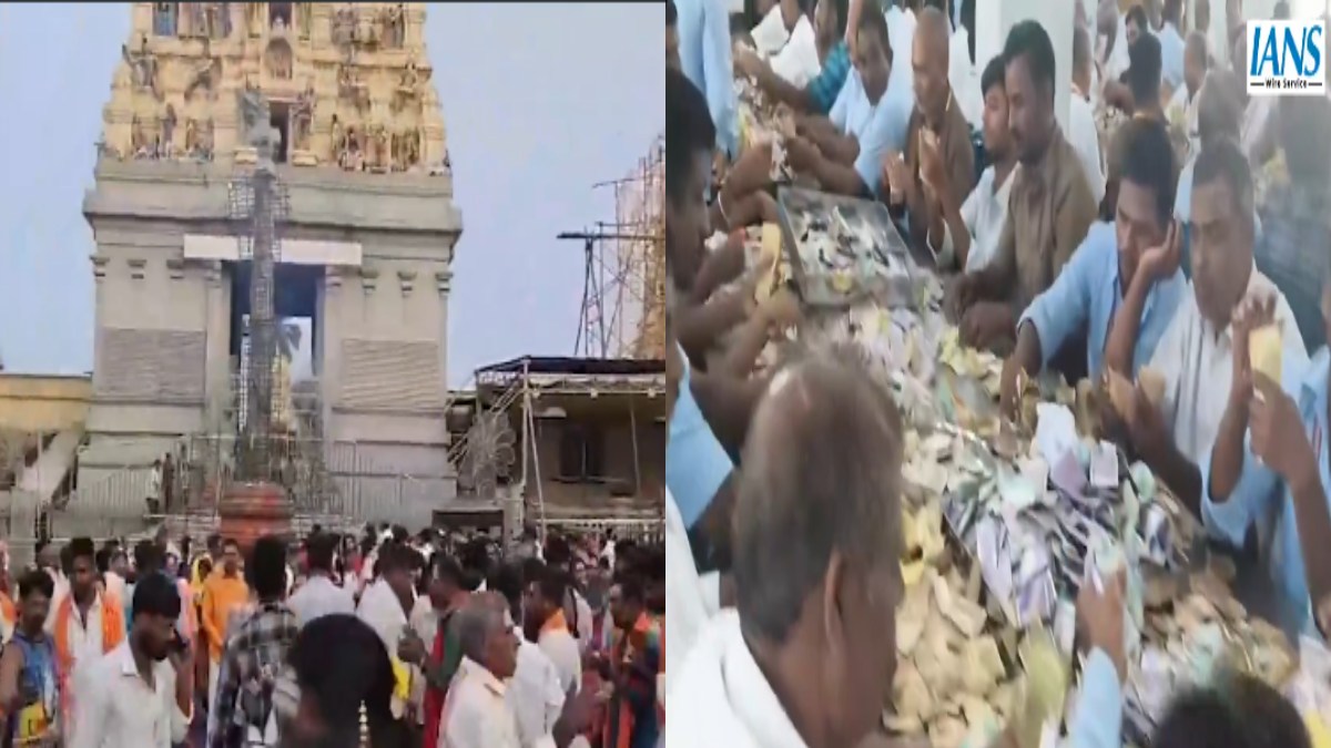 Sri Male Mahadeshwara Swamy Temple Collects ₹3.37 Crore in 41 Days, Gold and Silver Offerings Pour In | Photo Credit: https://x.com/ians_india
