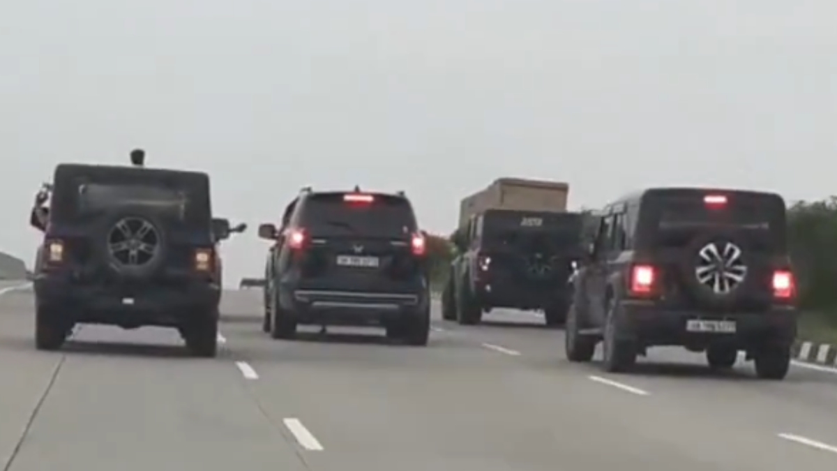 Viral Video Shows Convoy of SUVs Allegedly Blocking NH-74 in Uttarakhand to Film Social Media Reel