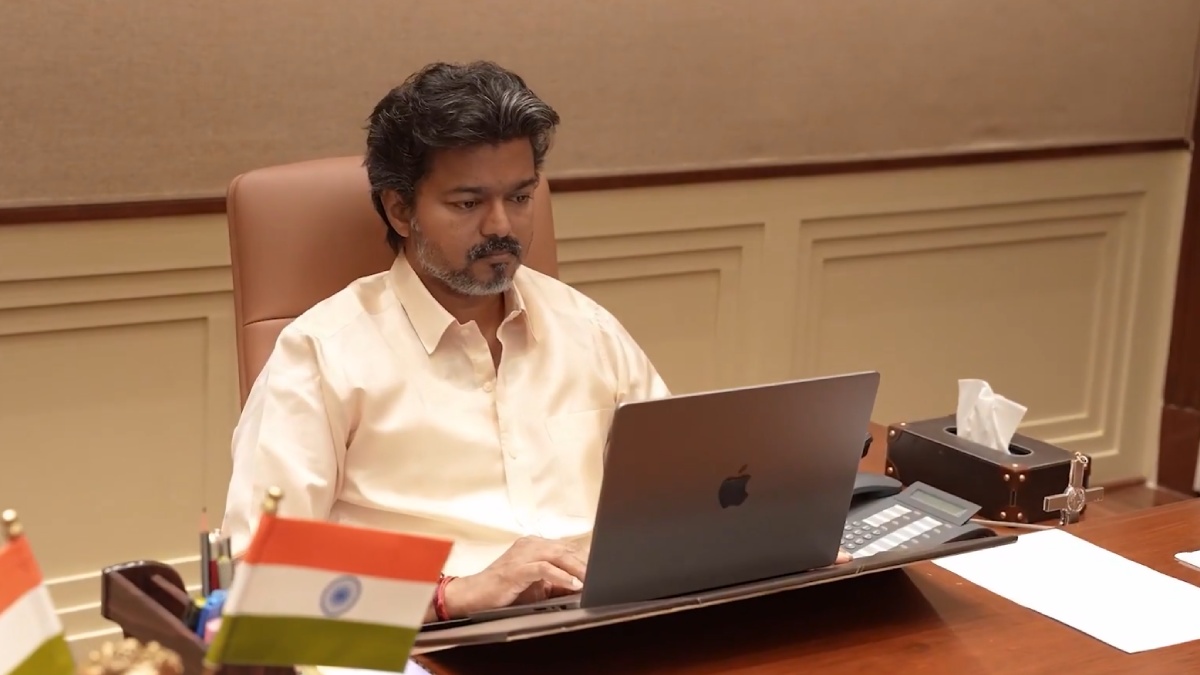 TVK Chief Vijay Leads by Example, Self-Files Population Census Details | Photo Credit: https://x.com/PriyankaSmile01