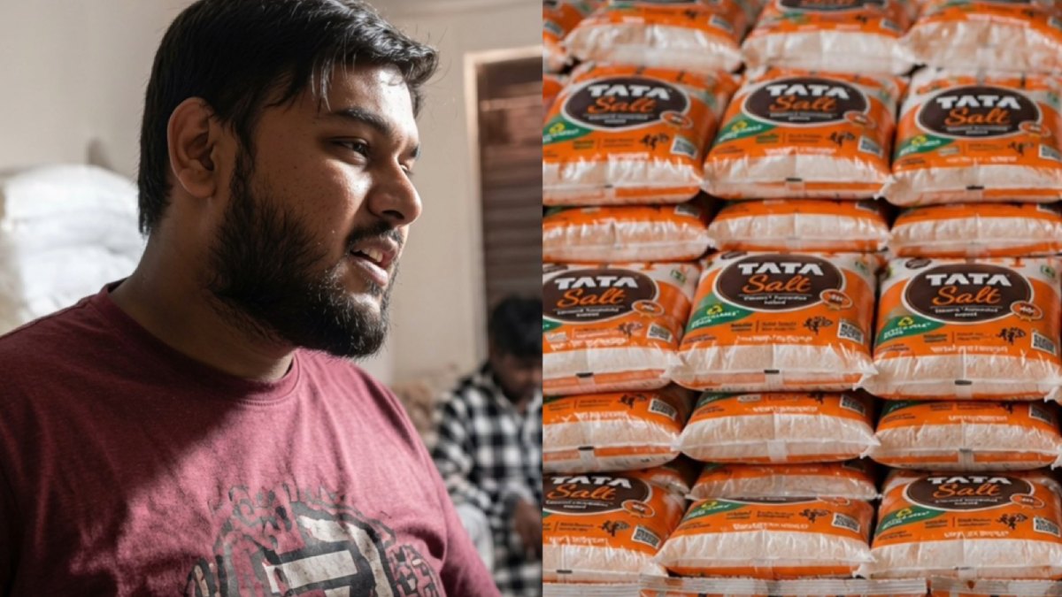 Man Arrested for Allegedly Selling Fake Tata Salt Mixed With Chalk Worth Crores
