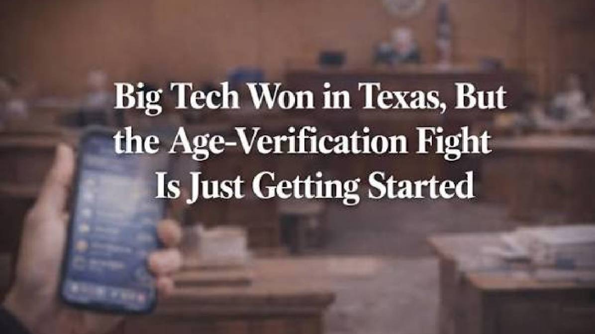 US Supreme Court building alongside smartphone app store icons representing Texas age verification law | Photo Credit: https://www.facebook.com
