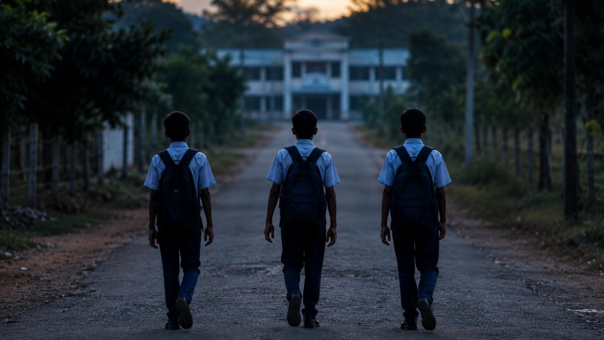 Three Students Missing from Ambedkar Residential School in Pavagada, Karnataka; Search Underway | Photo Credit: AI Images