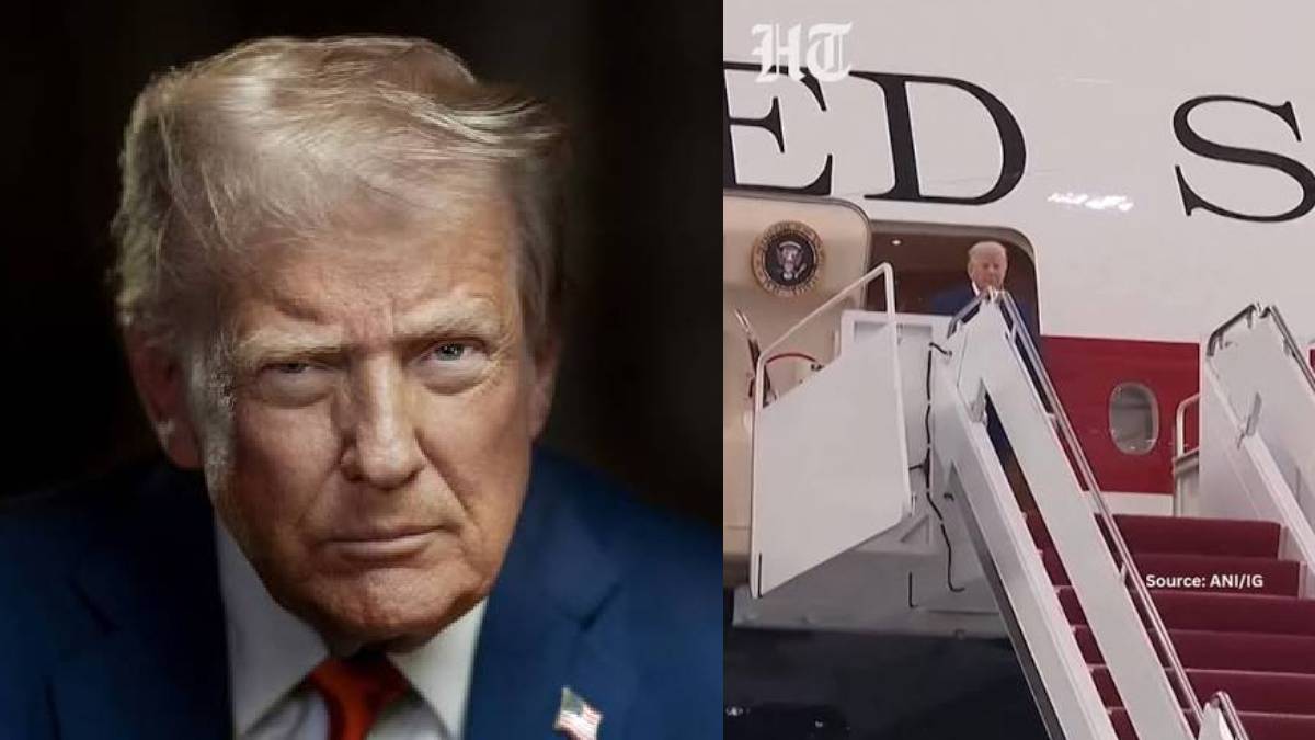 Trump boarding | Photo Credit: https://www.instagram.com