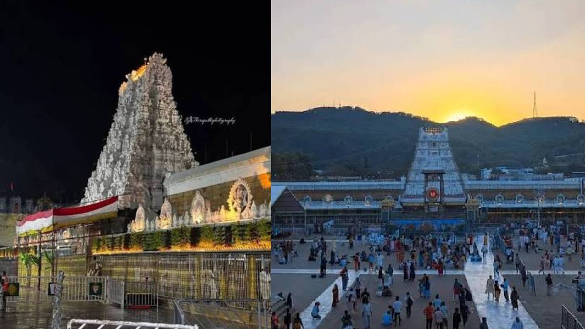 Tirupati Temple after record ₹97 crore donations | Photo Credit: https://www.facebook.com