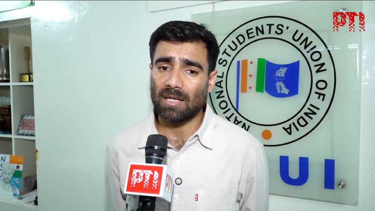 NSUI Chief Vinod Jakhar Says Students' Demands Are Justified, Criticizes Use of Force During Protests