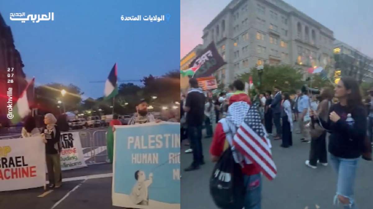 Netanyahu's White House Visit Sparks Massive Pro-Palestinian Protest in Washington