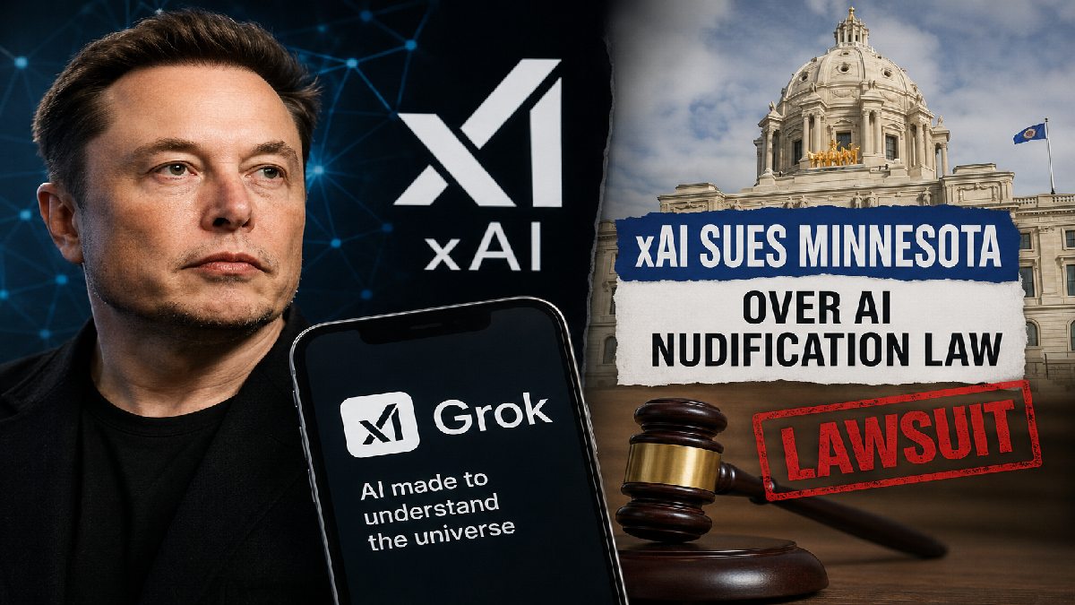 xAI Sues Minnesota Over AI Nudification Ban | Photo Credit: AI Image