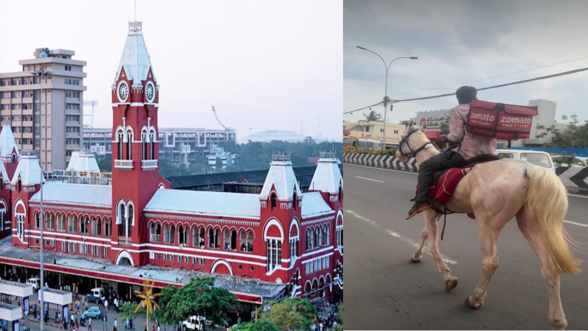 Zomato Delivery Executive Rides Horse to Deliver Food in Chennai, Viral Video Wins the Internet