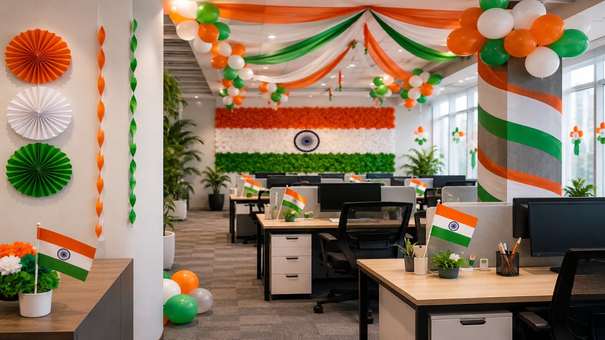 Celebrate Independence Day in Style: 10 Creative Tiranga Office Decor Ideas for 2026