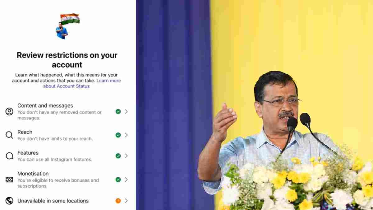'Don't Bow Down to PM': Arvind Kejriwal Accuses Meta of Restricting His Instagram Account