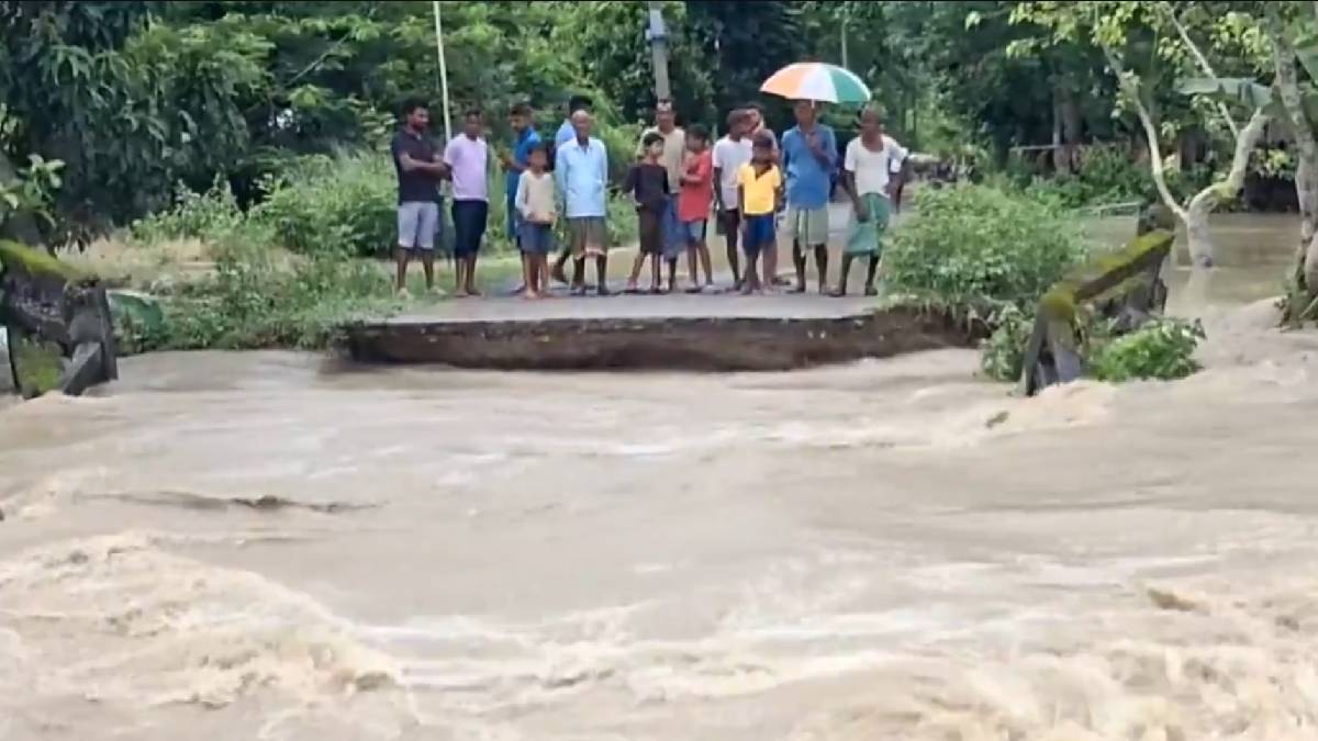 Assam Floods Disrupt Connectivity, Kathpuri Village Cut Off After Pagla River Washes Away Bridge
