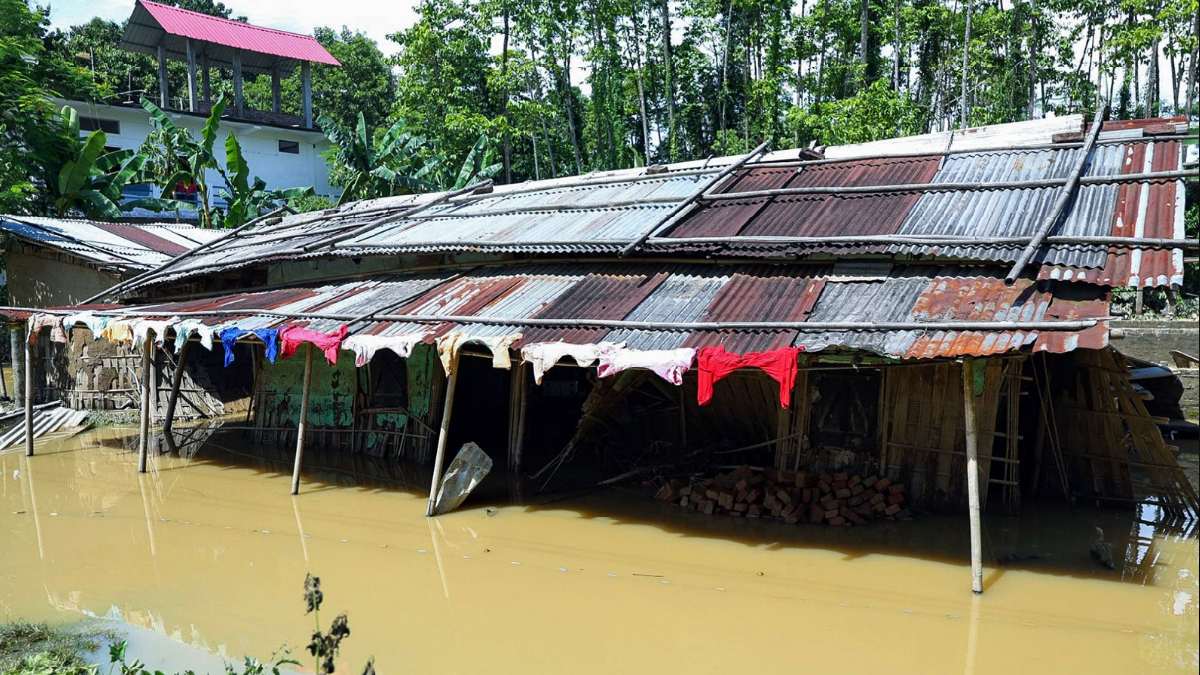 Assam Flood Crisis Deepens In Golaghat As Dhansiri River Inundates New Areas