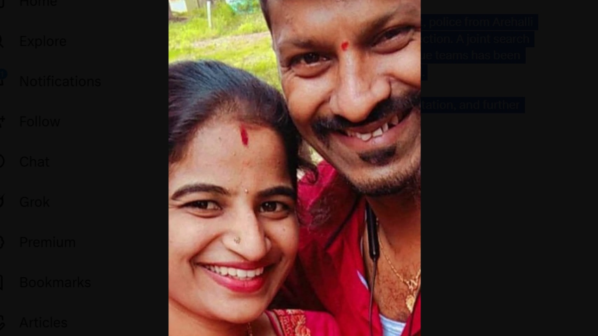 Belur Man Murders Wife, Dumps Body in Yagachi Canal | Photo Credit: x.com/HateDetectors