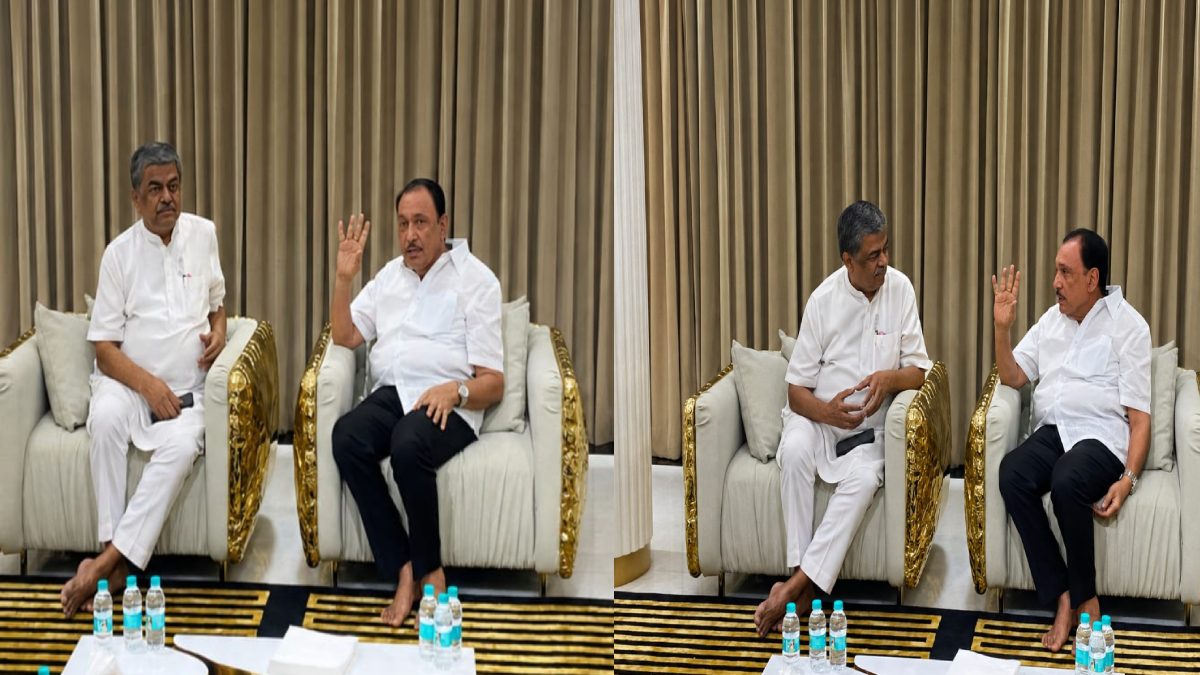 KPCC President BK Hariprasad Meets Congress MLA M Krishnappa in Bengaluru, Sparks Political Buzz in Karnataka