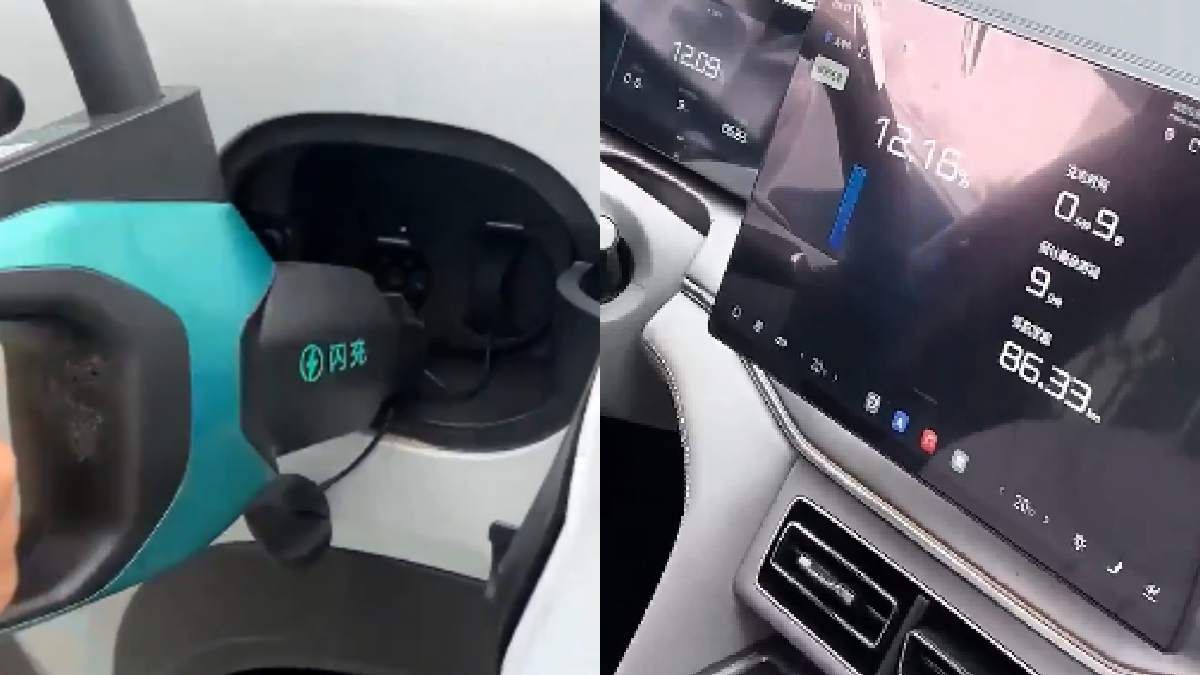 BYD electric car using ultra-fast FLASH charger | Photo Credit: https://x.com/Rainmaker1973