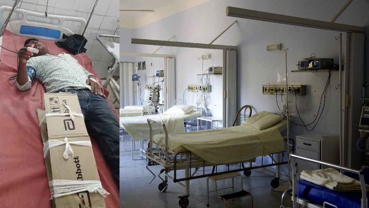 Cardboard Splint Used on Fractured Leg at Bihar Hospital Sparks Debate Over Rural Emergency Healthcare