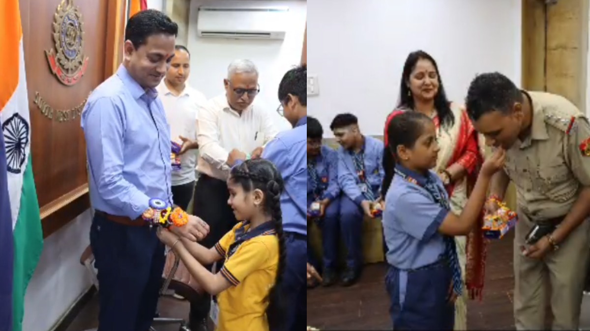 Raksha Bandhan Brings Children and Delhi Police Together in a Heartwarming Celebration of Love and Trust