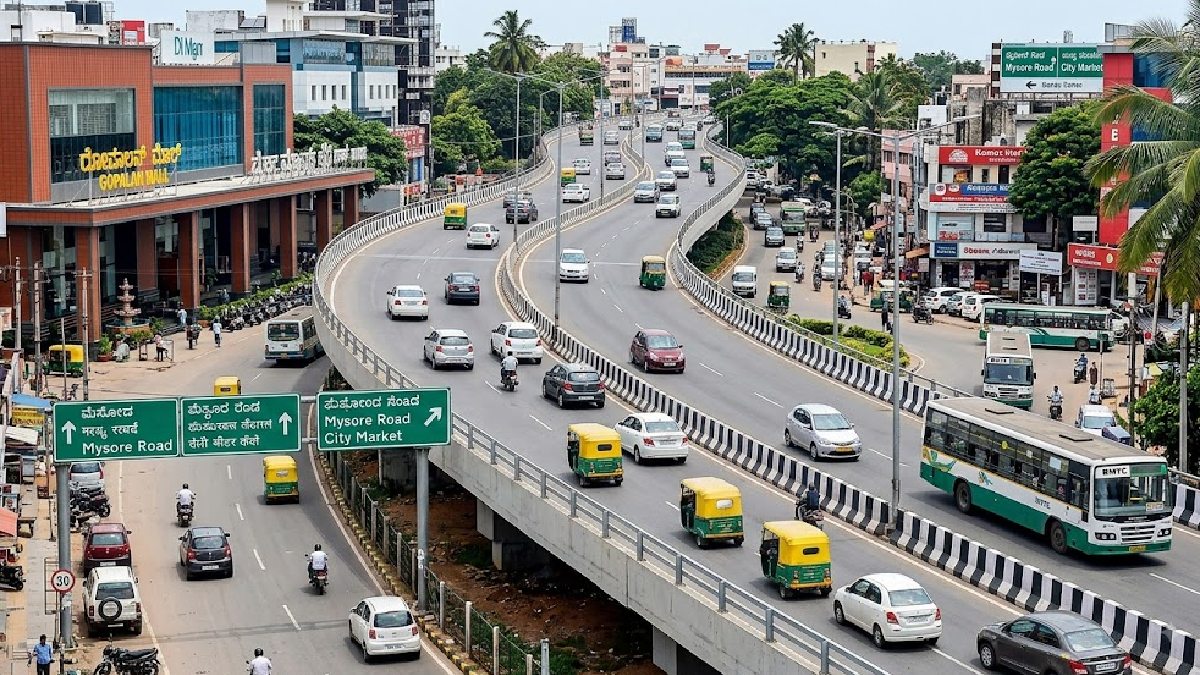 ಸಿರ್ಸಿ ಸರ್ಕಲ್ ಫ್ಲೈಓವರ್ ನವೀಕರಣ | Photo Credit: AI