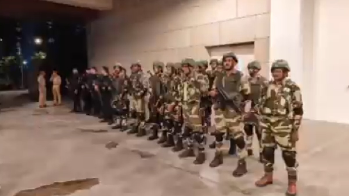 CISF Unit At Jio World Centre | Photo Credit: https://x.com/CISFHQrs