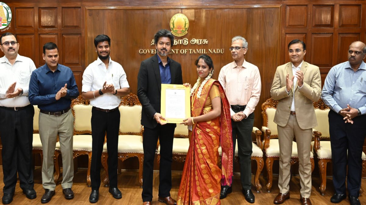 TN CM Vijay | Photo Credit: https://x.com/Vignesh_twitz