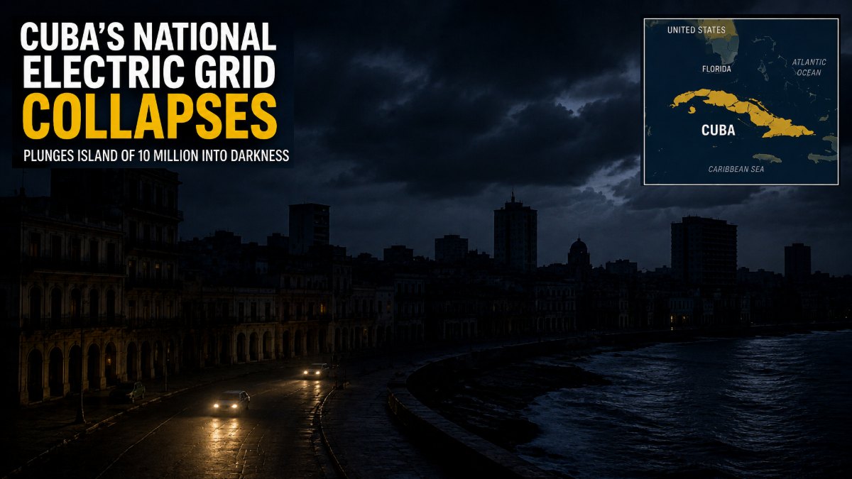 Cuba Power Outage | Photo Credit: AI Image