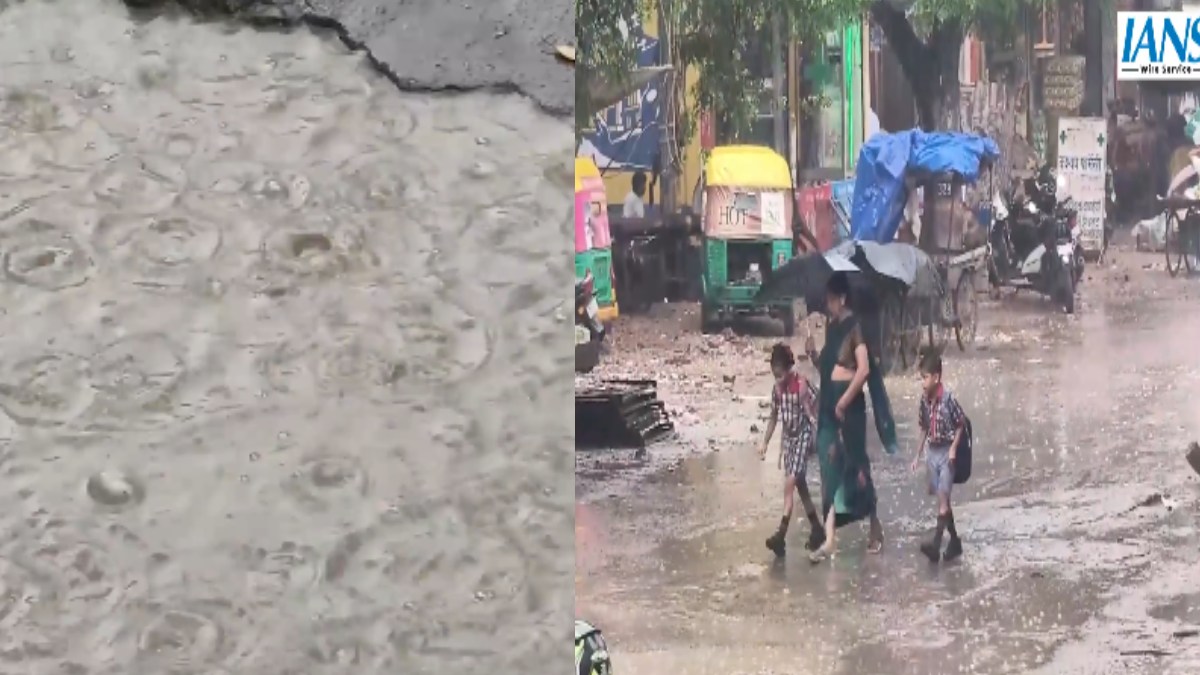 Delhi Rain Alert: Heavy Rain Lashes Parts of South Delhi, Bringing Relief and Disruption