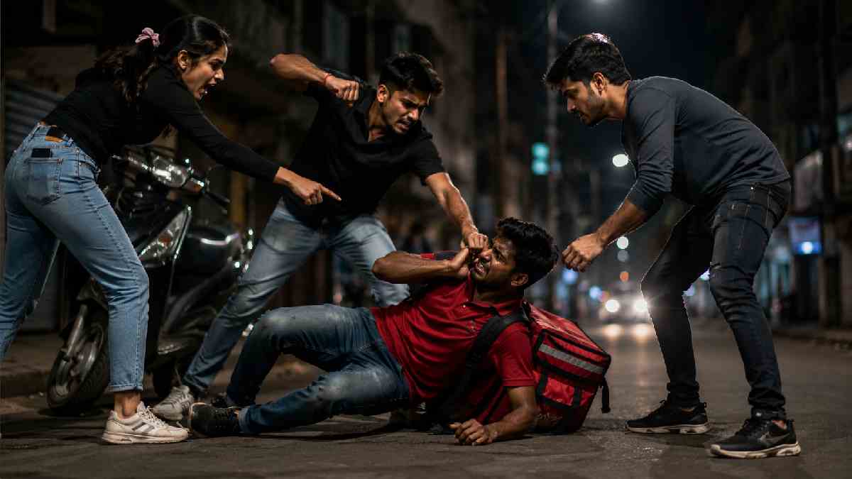 ಭಾಷೆ ವಿಚಾರಕ್ಕೆ ಕಿರಿಕ್, ಬಳಿಕ ಹಲ್ಲೆ | Photo Credit: AI