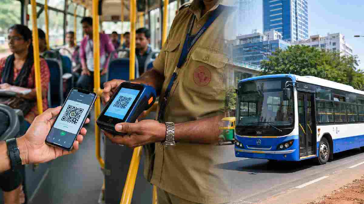 ₹313 ಕೋಟಿ UPI ಮೂಲಕ ಸಂಗ್ರಹಿಸಿದ BMTC | Photo Credit: AI