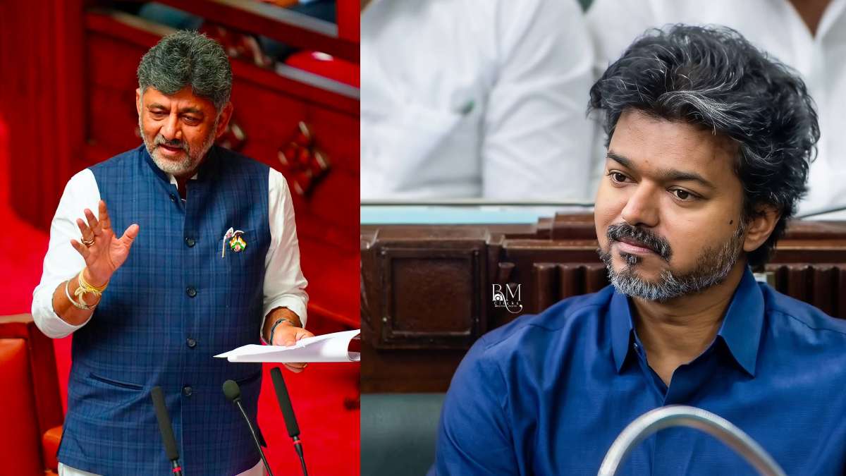 ಕಾವೇರಿ ಕಿಚ್ಚಿನ ನಡುವೆ ಡಿಕೆ ಶಿವಕುಮಾರ್–ವಿಜಯ್ ಭೇಟಿ? ಚೆನ್ನೈನಲ್ಲಿ ಬಿಗ್ ಮೀಟಿಂಗ್ ಕುತೂಹಲ!!