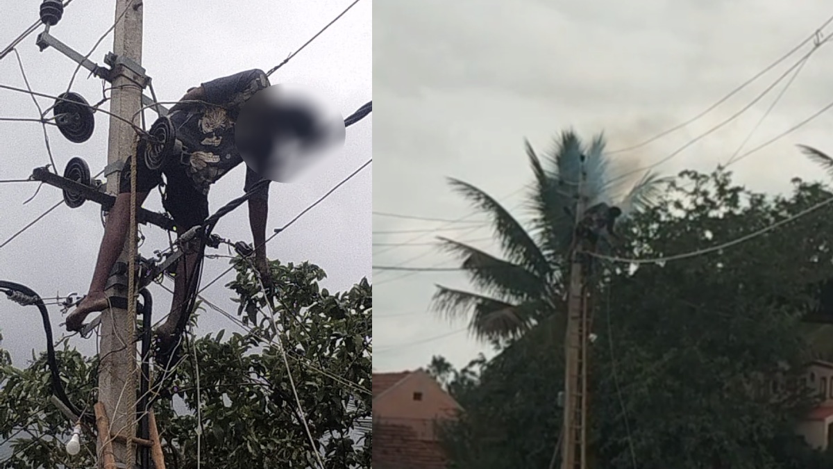 ಮಂಡ್ಯದಲ್ಲಿ ಭೀಕರ ವಿದ್ಯುತ್ ಅವಘಡ - ಕಂಬವೇರಿ ದುರಸ್ತಿ ಮಾಡುತ್ತಿದ್ದ 23 ವರ್ಷದ ಕಾರ್ಮಿಕ ಸಾ*ವು!!