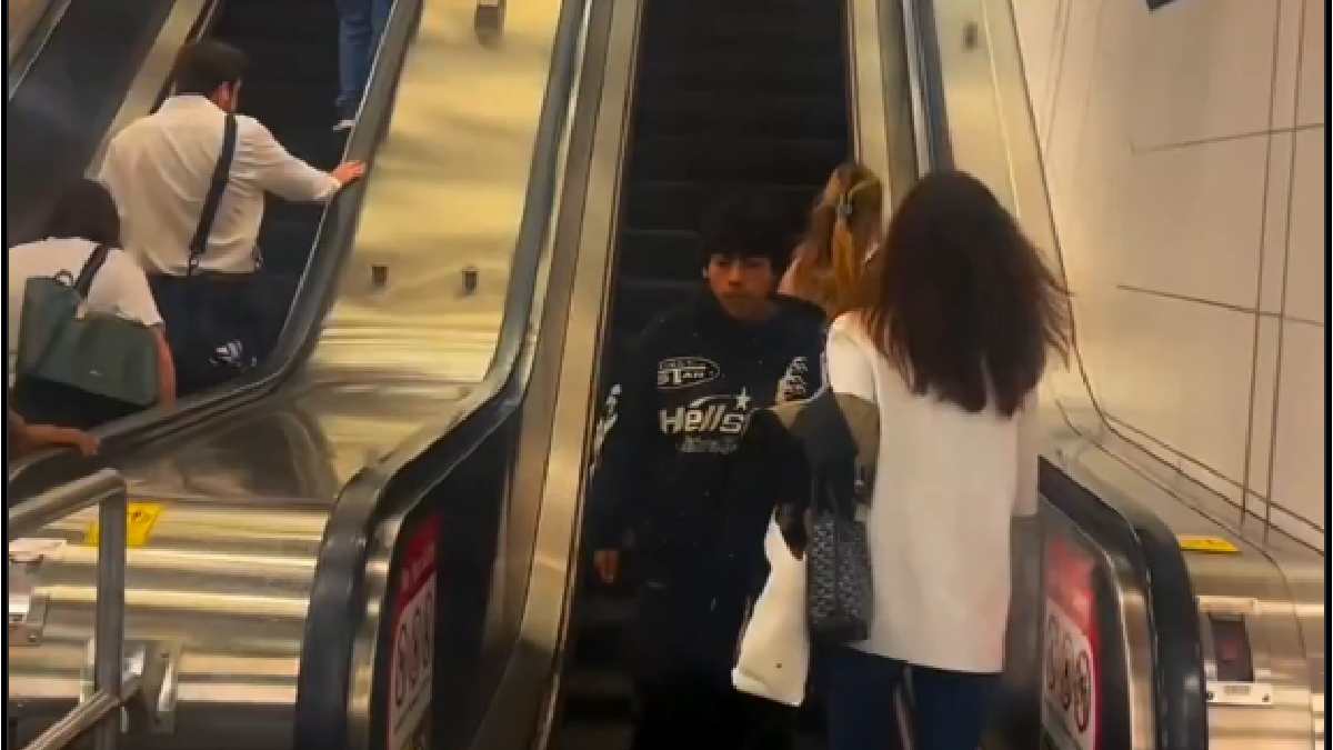 TikTok Escalator Video Turns Into Slap After Man Blocks the Way