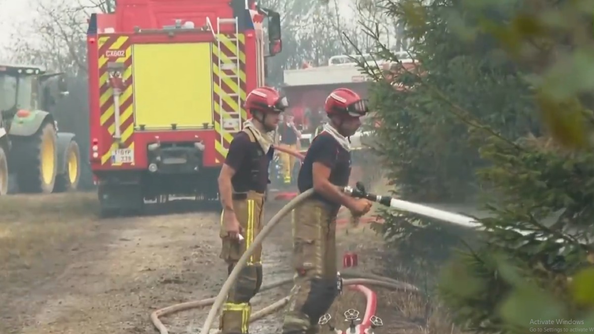 Europe Wildfire Emergency: Belgium Blaze Heads Toward Germany, Greece Faces Deadly Fires