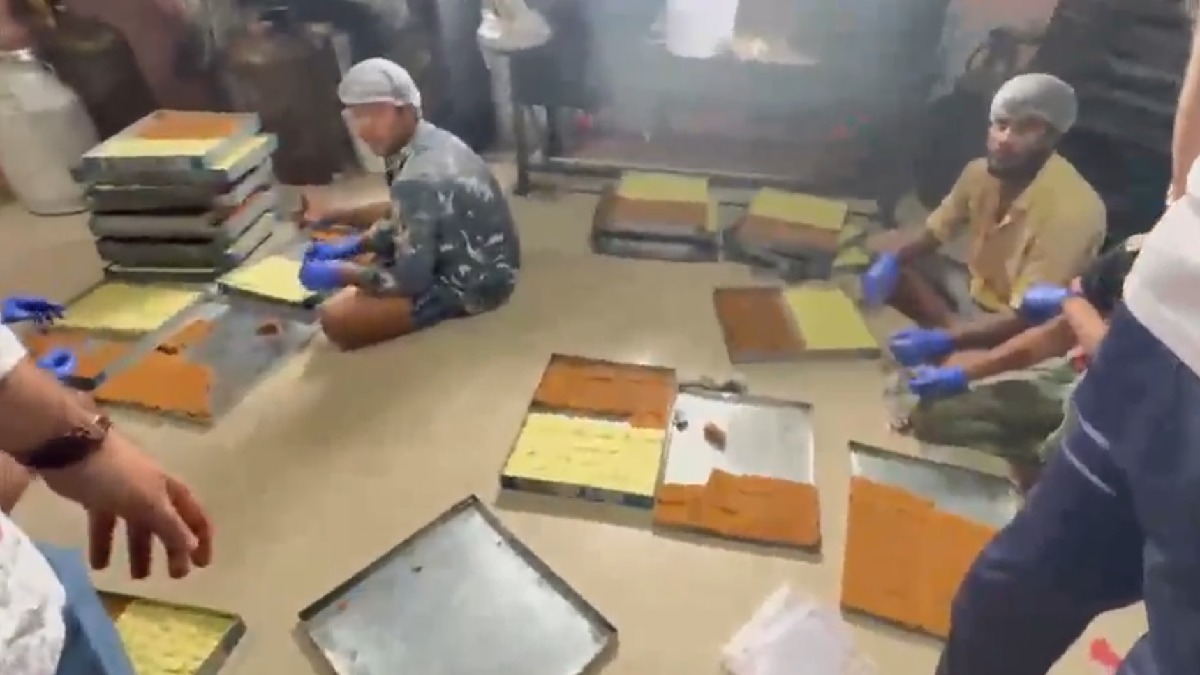 A suspected fake sweets manufacturing unit in Mulund East | Photo Credit: https://x.com/MeeSagarDevre