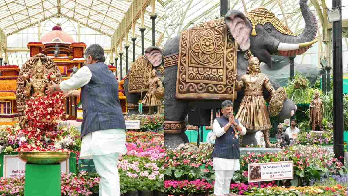 ಲಾಲ್‌ಬಾಗ್‌ನಲ್ಲಿ ಅರಳಿದ ‘ಗಂಗರ ವೈಭವ’ | Photo Credit: https://x.com/DKShivakumar