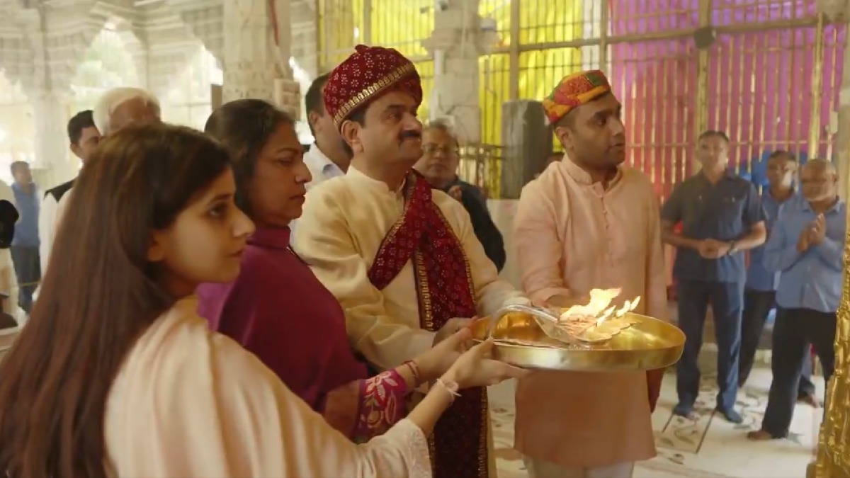 Gautam Adani Seeks Blessings at Mahudi Jain Temple With Family Ahead of Paryushan 2026