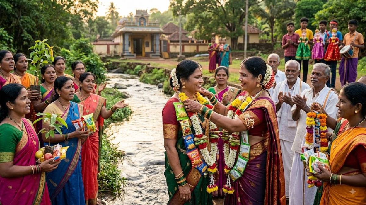 ಗೋಕರ್ಣದಲ್ಲಿ ವಿಚಿತ್ರ ಮದುವೆ - ಇಬ್ಬರು ಸುಮಂಗಲಿ ಮಹಿಳೆಯರು ಹಾರ ಬದಲಾಯಿಸಿಕೊಂಡಿದ್ದೇಕೆ?!!