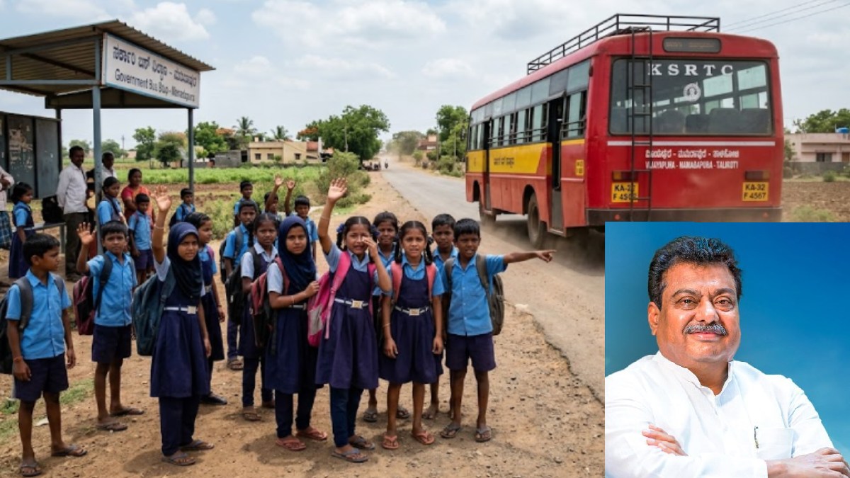 MB Patil Furious After Government Bus Skips School Children in Vijayapura; Driver May Face Suspension