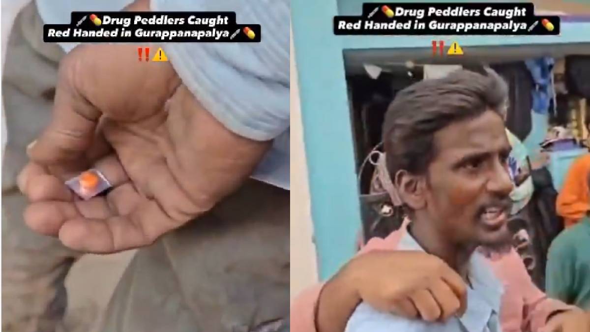 Suspected Drug Peddlers Caught in Gurappanapalya, Public Raises Alarm