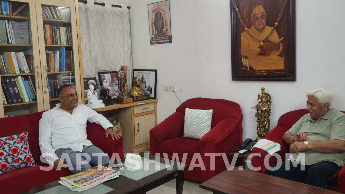 ಹೆಚ್.ಕೆ. ಪಾಟೀಲ್ ನಿವಾಸದಲ್ಲಿ ಮಾಜಿ ಸಚಿವ ದಿನೇಶ್ ಗುಂಡೂರಾವ್ ಭೇಟಿ