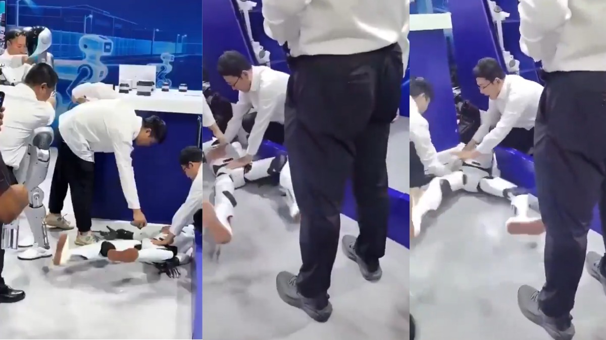 Humanoid Robot Throws Tantrum-Like Fit at Beijing Conference After Remote Control Failure