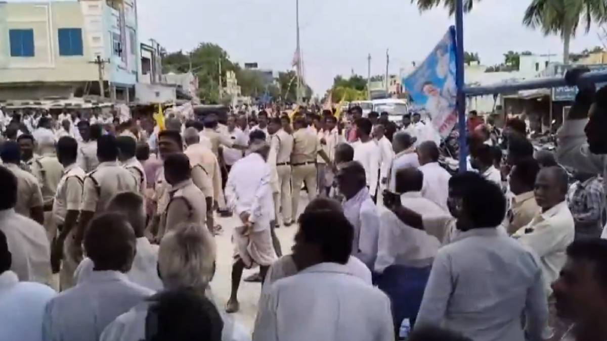 Tension Erupts in Andhra Pradesh's Nuzendla as TDP Workers Reach YSRCP Hunger Strike Camp