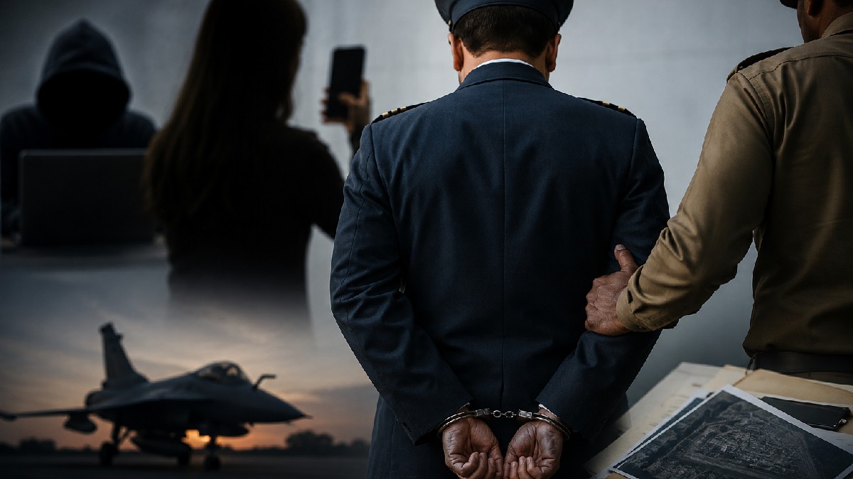 IAF Wing Commander Arrested for Alleged Defence Information Leak (Representative image) | Photo Credit: AI Image