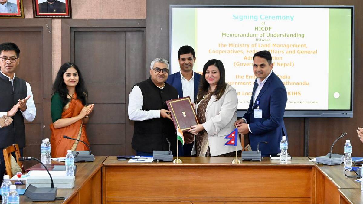 India, Nepal Sign MoUs for Eight Development Projects in Education, Health and Agriculture