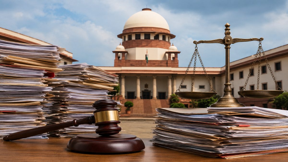 Supreme Court Has 10,000+ Cases Pending for Over 10 Years; 80,660 High Court Cases Await Disposal for 30 Years | Photo Credit: AI Images
