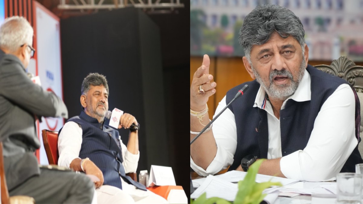 ‘IT City’ to ‘Pothole City’: DK Shivakumar Explains Bengaluru’s Road Crisis, Cites Population and 1.3 Crore Vehicles